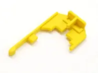 Connector lock clip headlamp. Porsche 996 - 99663124600, 99663124500