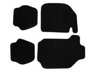 Set tappetini neri. Porsche 911 1977-89 Coupé (con A/C) guida a destra - guida a destra - P0008