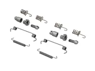 Handbremsbacken Federsatz. Porsche 970 - 99335207100, 298609723, 99735272101, 298609717, 97035272300, 298608715, 97035274102, 298609583