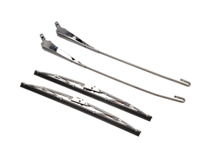 Braccio tergicristallo con spazzole, anteriore, SET DI 2, argento. Porsche 911 1965-94 - 9500001, 1698301210, 90162893000