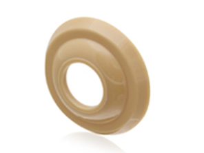 Rosette for door handle and window crank, Beige. Porsche 356 - 64455289101500