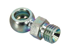 Raccord banjo pour le dosage du carburant, vers la conduite d'injecteur. Porsche 911 turbo / 964 turbo - 99921500202 - PRSTB
