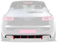 Delantal de parachoques trasero. Porsche Macán 2014>> - HA142, 95B8078376M7 - HA142
