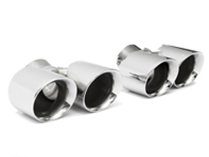 Auspuff Deluxe Quad Endrohre POLIERTES CHROM. Porsche 991.2 Carrera - 9P1251187, 9P1251187H, 9P1251188, 9P1251188H, 9P1251187A, 9P1251187J, 9P1251187E, 9P1251187F, 9P1251187C, 9P1251187D, 9P1251187L, 9P1251188A, 9P1251188J, 9P1251188E, 9P1251188F, 9P1251188C, 9P1251188D, 9P1251188L