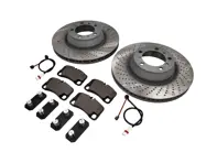Pastiglie freno POSTERIORI e pacchetto disco freno Porsche 997 Turbo OE - 99735240502, 99735240602, 99761275402, 99735208602, 99735294905