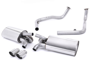 Silencieux d'échappement sport Milltek / Cat Back non résonnant (plus fort) Porsche 987 Gen2 Boxster S / Cayman S 3.4L 2009-2013 - 98711311731, 98711311732, 98711313131, 98711313132, 98711311831, 98711311832, 98711313231, 98711313232, 98711351130, 98711351131, 987113511BX, 987113511DX, 98711351230, 98711351231, 987113512BX, 987113512DX - SSXPO118