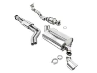 Impianto di scarico sportivo collettore-posteriore con - bypass catalitico per Porsche 968
