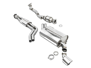 Echappement sport collecteur arrière avec by-pass catalytique pour Porsche 968