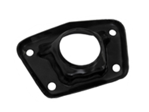 Torsionsstababdeckung mit Loch, schwarz, runde Buchse. Porsche 356 - 8152250900, 113511227B, 511201002OE, 64433315101 - 8152250900
