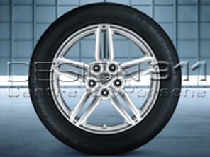 19' Cayenne Design II Alloy Wheels & Winter Tyres Original Porsche - 95804460083, 95804460084