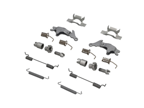Kit molle ganasce freno a mano. Porsche 997 - 99335207100, 298609723, 99735272101, 298609717, 99735272302, 99735274101, 99735280700, 99335207301, 99335207300