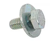 Bullone con rondella per scarico, M6 X 14. Porsche 993 C2 / C4 1994-98 - 90007537401, 90007537402