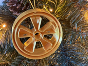 Emporte-pièce / Déco sapin de Noël style roue Fuchs