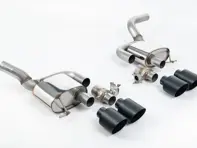 Silenciadores traseros con válvulas de escape deportivo Milltek con embellecedores de escape GT-115 en Cerakote Black. Porsche Macan 95B MK2 GTS y Turbo. - 95B253601DY, 95B253600CY, 95B253612MY, 95B253611MY, 95B253600DY, 95B253601EY - SSXPO177