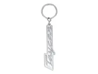 Llavero Porsche con inscripción Taycan, color plata. - WAP0500390STAY