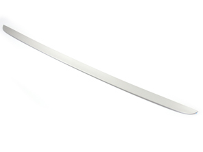 Zierleiste für Heckklappe unten in Platinsilbermetallic. Porsche 958 Cayenne 2014 - 95851295502M7T