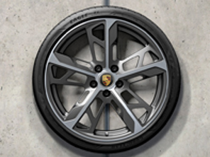 21' Taycan Cross Turismo Design Jantes en alliage et pneus d'été Porsche d'origine - 9J1073660L