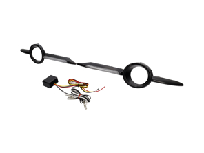 Couvertures de phare antibrouillard avec lampes DRL. Porsche 987C Caïman - 98750572100G2X, 98750572100G2X