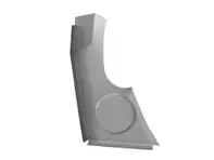 Verstevigingsplaat. Porsche 356C - 64450121100, 64450121200, 64450121100GRV, 64450121200GRV - P106CIR, PP106CIR, P106CIL, PP106CIL