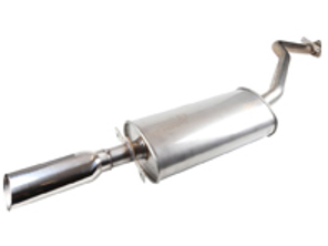 Échappement arrière, sport, en acier inoxydable. Avec homologation TÜV/CEE Porsche 924S / 944 - 1620613200, 94411108301, 92.490SKIN, 1620706300, 92.490 - 1620613200
