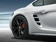Juego de embellecedores de salidas de aire laterales imprimados. Porsche 718 Boxster / 718 Caimán - 98204480030, 982853189OK1, 982853190OK1