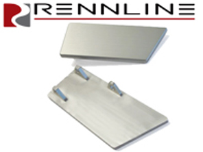 Juego de manijas de puerta interior de aluminio Rennline. SENCILLO. Porsche 911/912/930/964 - DH02