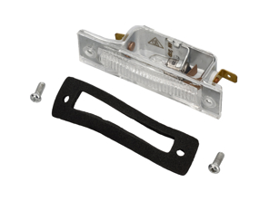Kennzeichenbeleuchtung. Porsche 911 / 914 - 90163160101, 90163160100, 477943021A, 477943023
