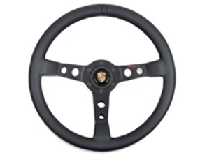 Volant performance Porsche Classic, surpiqûres noires. Porsche 911 / 914 / 924 / 928 / 944 / 968 / 964 / 993 / 996 / 986 Boxster - PCG34708410, PCG34790100