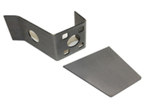 Door hinge mount, upper with reinforcing plate. Porsche 356 PRE-A - 35649712, 35649711