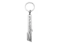 Llavero Porsche con letras Cayenne, color plata. - WAP0500370SCYE