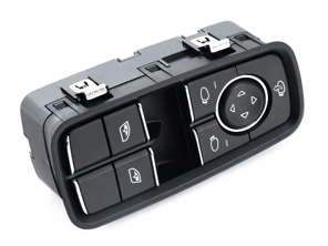 Türspiegel und Fensterheberschalter. Porsche 991.1 / 991.2 / Boxster / Cayman - 99161315502DML, 99161315500DML, 99161315501DML, 99161315502, 99161315500, 99161315501