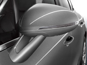 Specchio esterno SportDesign con base a forma di V. Porsche 95B Macan / Macan II (guida a destra) - 95B04480061, 95B04480062, 95B04480063, 95B04480076, 95B04480077, 95B04480080, 95B04480081