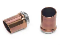 Uitlaat bronzen eindpijp trim. Porsche 992 GT3 - 9GT251697B, 9GT251697G