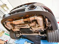 Sports exhaust 200 cell catalytic converters Porsche 992 turbo and turbo S with GPF - TSPO992C20.303.A