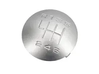 Gear knob insert Alloy engraved for Porsche 987 / 997 - 99742407592, 99742498100 - GI997