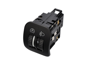 Variateur d'intensité à potentiomètre, noir mat. Porsche 9PA1 Cayenne 2007-2010 - 955613230106N3, 95561323010