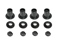 Seat headrest runners trim guides, Black. Porsche 911 / 912 - 90152119300, 00391125109, 90152119301