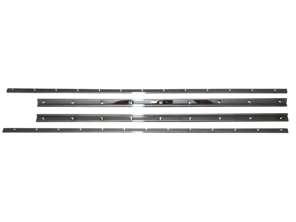 Aluminium Door Sill Threshold kit. Porsche 356 Speedster / Roadster 1950 - 1965 - 64455111700, 64455111900, 64455112000 - 644.551.117.00