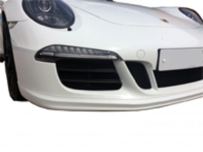 Ensemble de calandre en acier inoxydable pour pare-chocs avant ZunSport. Porsche 991.1 GTS (sans capteurs de stationnement) - ZPR62715, ZPR62715B, ZPR62715, ZPR62715B
