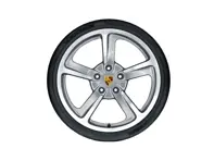 20' 991 C4 / C4S Sport Techno lichtmetalen velgen & banden origineel Porsche - 99104460280, 99104460279