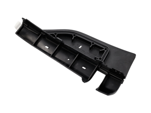 Front Spoiler Retaining Piece, Matt Black. Porsche 9J1.1 / 9J1.2 Taycan Cross Turismo / Turbo / Turbo S 2020>> - 9J0807707OK1, 9J0807708OK1