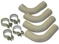 Tuyau d'échappement et collier. Porsche 356A - 61611100500, 92.302, 92302, 1620701410 - 92.302, 1620701410