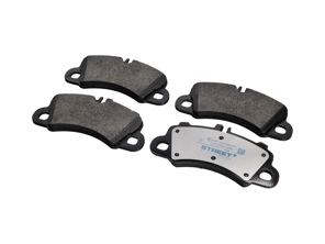 Pagid street+ front brake pads. Porsche 95B Macan / 9YA Cayenne - 9Y0698151A, 9Y0698151AN, 9Y0698151AR, 9Y0698151R, 95B698151AA, 95B698151AN, 95B698151AQ - T8271SP2001, 22469