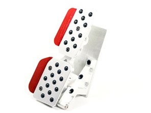 Jeu de pédales Rennline REV4 4PC Grip en caoutchouc. Porsche 987 / 997 Voitures manuelles - A14.3P6059, A143P6059