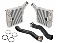 Laadoliekoeler en leidingen. Porsche 970 Panamera Turbo 4.8L - 97011020961, 97011021061, 97011017371, 97011017473