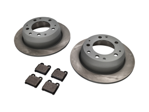 HINTERE Bremsbeläge und Bremsscheibenpaket Porsche 912 / 911T 65-68
