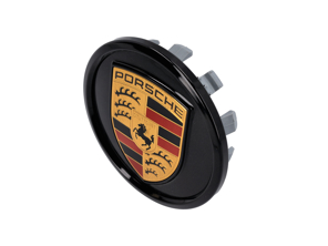 Enjoliveurs en Jet Black Metallic. Porsche Taycan / 971.2 Panamera - 9J1601151AC9X, 9J1601151A