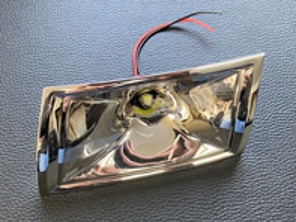 Set di luci laterali per griglia a clacson. Porsche 911/912 69-73 - 90155943103, 90155943203, 91155943103, 91155943203, 1684500376, 1684500386