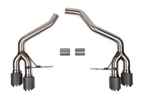 Scarico sportivo posteriore non risonante. Porsche 95B.2 / 95B.3 Macan 2.0 litri - 95B253611JY, 95B253601MY, PAC253611, 95B253612DY, 95B253601CY, 95B253601JY, 95B253600BY, 95B253600JY - FS.POR.19MCN2L.MBPCF, FS.POR.19MCN2L.MBPP, FS.POR.19MCN2L.MBPB, FS.POR.19MCN2L.MBPTI