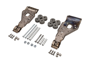 Supports d'échappement en titane (avec accessoires) pour Porsche 996 / 997 - 99611122702, 99611122802, 99611122703, 99611122803, 99611122700, 99611122701, 99611122800, 99611122801, 99611123702, 99611123802, 99611123703, 99611123803, 99611123704, 99611123804, 99711122930, 99611123000, 90037810501, 90037818301, 99611123100, 90038000501